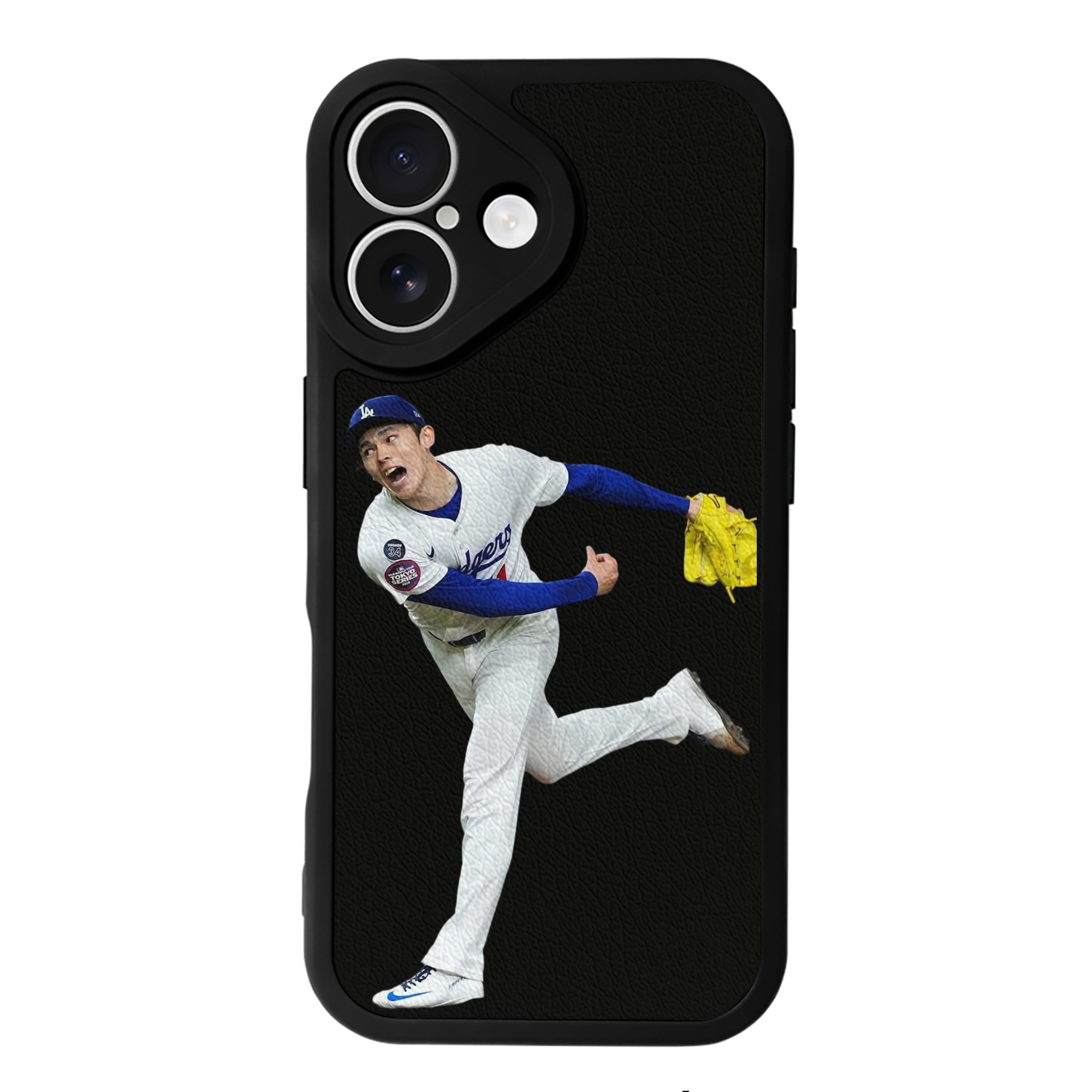  IPhone 16 Silicone Leather Case – UV Print, Lambskin Texture – Perfect Fit, Wireless Charging Compatible, Scratch Resistant, Precise Cutouts – Stylish Protection For IPhone 16